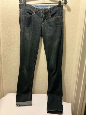 GAP always skinny Dark Blue Bootcut Jeans size 26/ 2XL